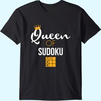 T-Shirt Homme Queen of Sudoku Number Place Puzzle