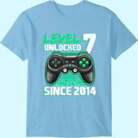 Level 7 Unlocked Video Game Gift T-Shirt for Men — Mens T Shirts
