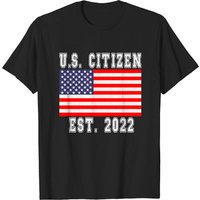 T-shirt Citoyen des États-Unis Est 2022 pour hommes