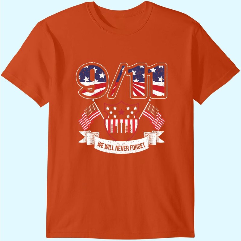 T-shirt Patriot Day pour hommes en noir — T-shirts pour hommes