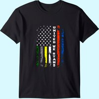 T-shirt First Responder Thin Line avec Drapeau Américain Patriote