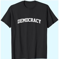 T-Shirt Souvenir Vintage Sports Arch pour Hommes Democracy