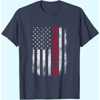 T-Shirt Drapeau Américain US Citizen Est. 2021 pour Hommes