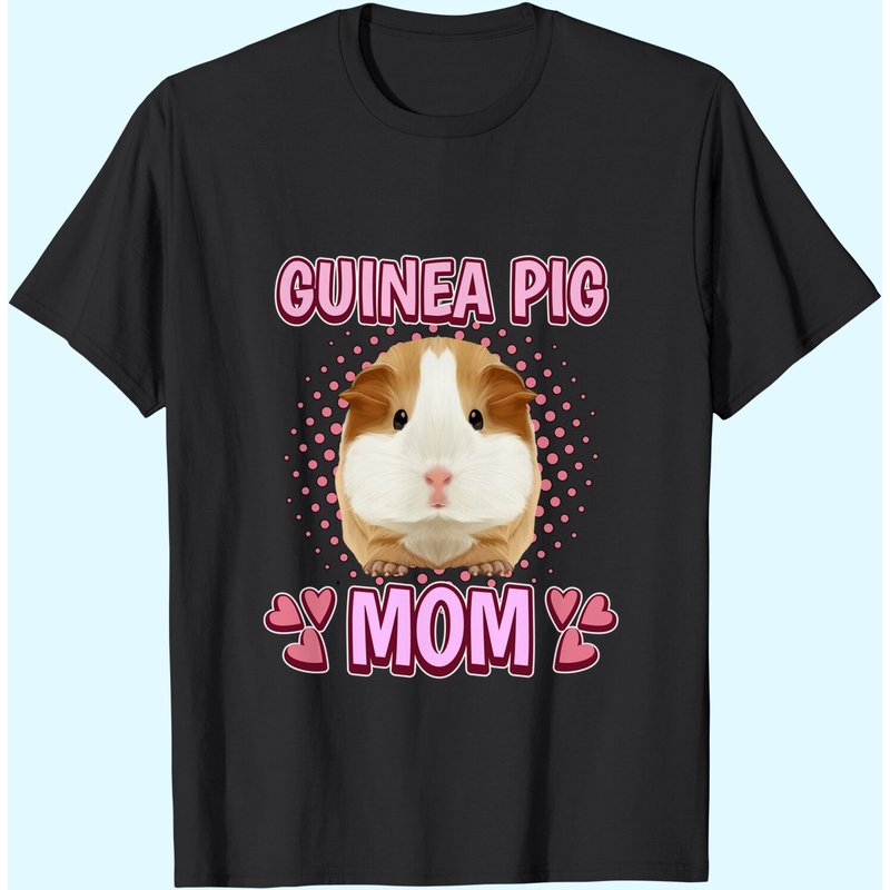 T-shirt pour hommes Pig Mom pour la fête des mères avec cochon d'Inde — T-shirts pour hommes