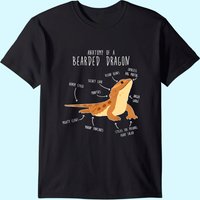 La Structure d'un Dragon Barbu T-Shirt pour Hommes — T-shirts pour hommes