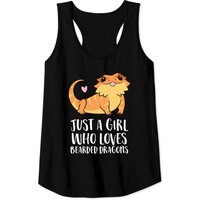 Juste une fille qui aime les dragons barbus Débardeur pour hommes — T-shirts pour hommes