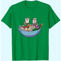 T-shirt Ferret Ramen Noodles Anime Kawaii pour hommes — T-shirts pour hommes