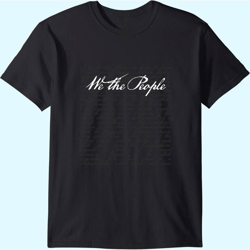 T-Shirt We The People pour hommes - Jour de la Constitution américaine — T-shirts pour hommes