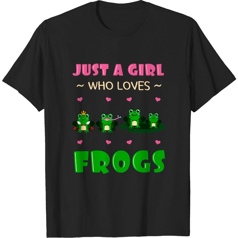 Juste une Fille Qui Aime les Grenouilles T-shirt pour Hommes — T-shirts pour hommes