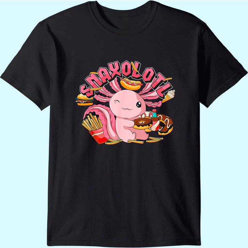 T-shirt Snaxolotl Axolotl Salamandre Mexicaine pour Hommes — T-shirts pour hommes