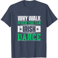 T-Shirt Danse Irlandaise pour Hommes en Noir — T-shirts pour hommes