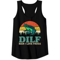 I Love Frogs Saying Amphibian Lovers Tank Top for Men