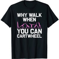 Gymnast Cartwheel T-Shirt — Mens T Shirts