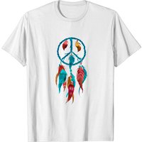Colorful Dreamcatcher Feathers Native American T-Shirt for Men — Mens T Shirts