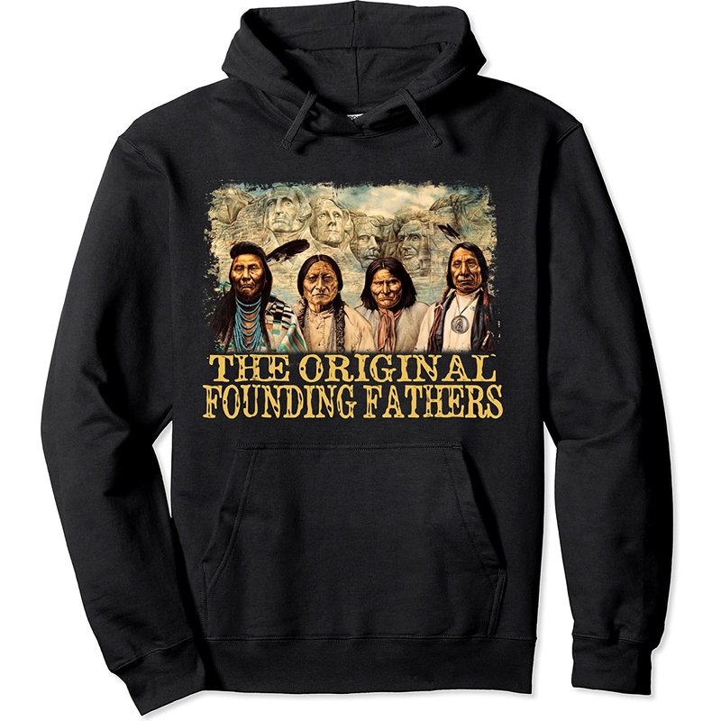 Haut à capuchon Original Founding Fathers Native American — Sweats à capuche pour hommes