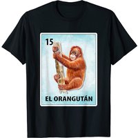 T-shirt El Orangutan Mexican Orangutan Cards pour hommes