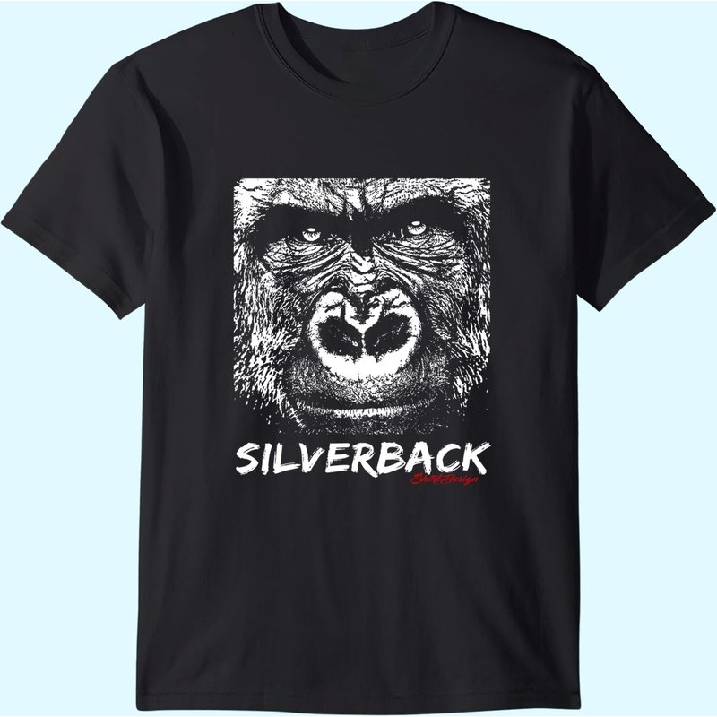Silverback Gorilla T Shirt for Men