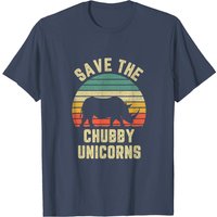 Save The Chubby Unicorn Men's Vintage T-Shirt
