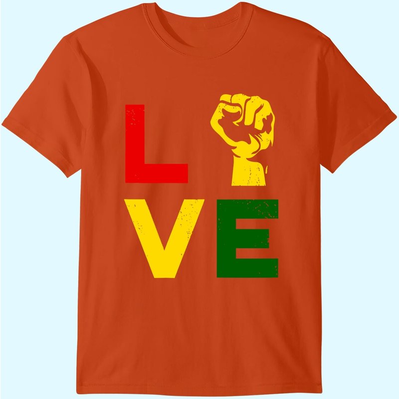 T-shirt Vintage Love Emancipation Day Melanin Black Pride — T-shirts pour hommes