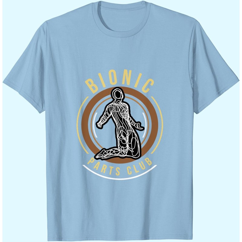 T-shirt Bionic Club Custom Parts Remplacements de Genou et Hanche pour Hommes — T-shirts pour hommes