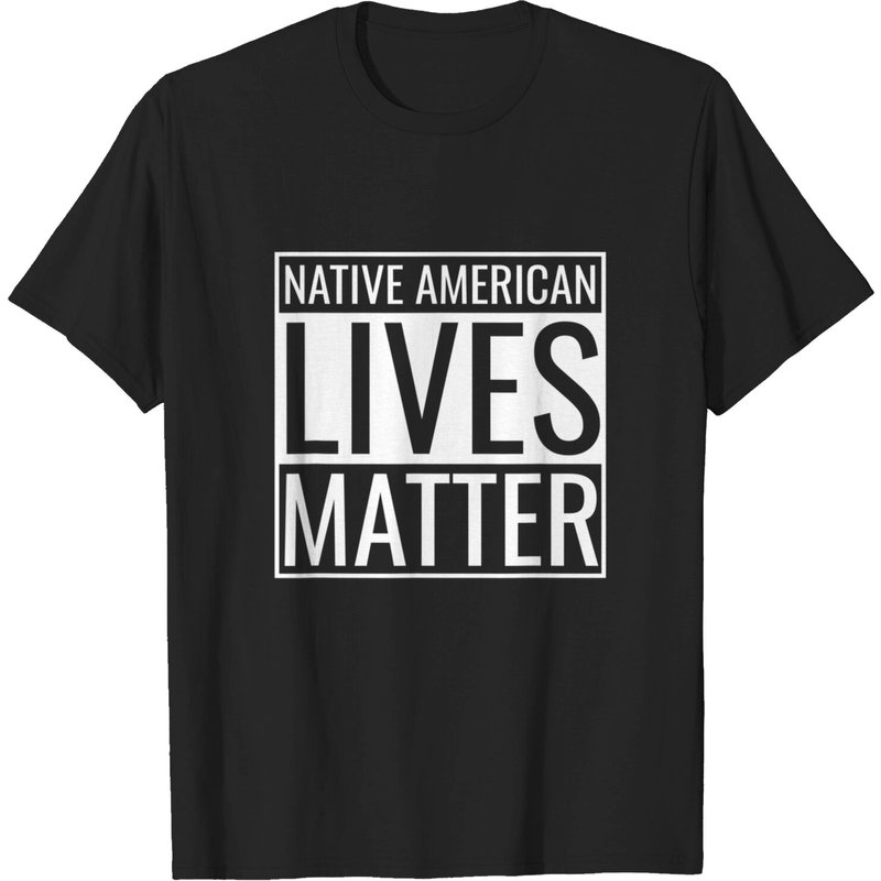 Native American Lives Matter Indigenous Peoples' Day T-Shirt for Men — Mens T Shirts