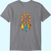 T-shirt pour hommes avec attrape-rêves amérindien