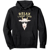 Funny Goat Relax I Goat This Hoodie Unisexe — Sweats à capuche pour hommes