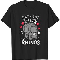 T-shirt Rhinocéros Just A Girl Who Loves Rhinos pour hommes — T-shirts pour hommes