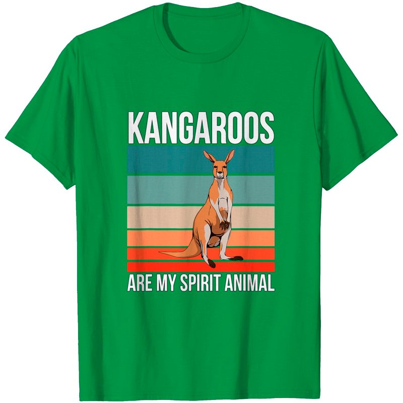 T-shirt Kangaroos Are My Spirit Animal Roo Wallaby pour hommes — T-shirts pour hommes