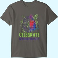 Autism Infinity Symbol Neurodiversity T-Shirt for Men