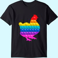T-shirt Chicken Lover Pop It Fidget pour hommes — T-shirts pour hommes