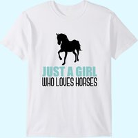 Juste une fille qui aime les chevaux T-shirt pour hommes — T-shirts pour hommes