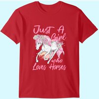 Juste une fille qui aime les chevaux T-shirt pour hommes — T-shirts pour hommes