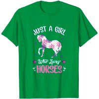 Juste une Fille Qui Aime les Chevaux T-shirt de Montée pour Hommes — T-shirts pour hommes