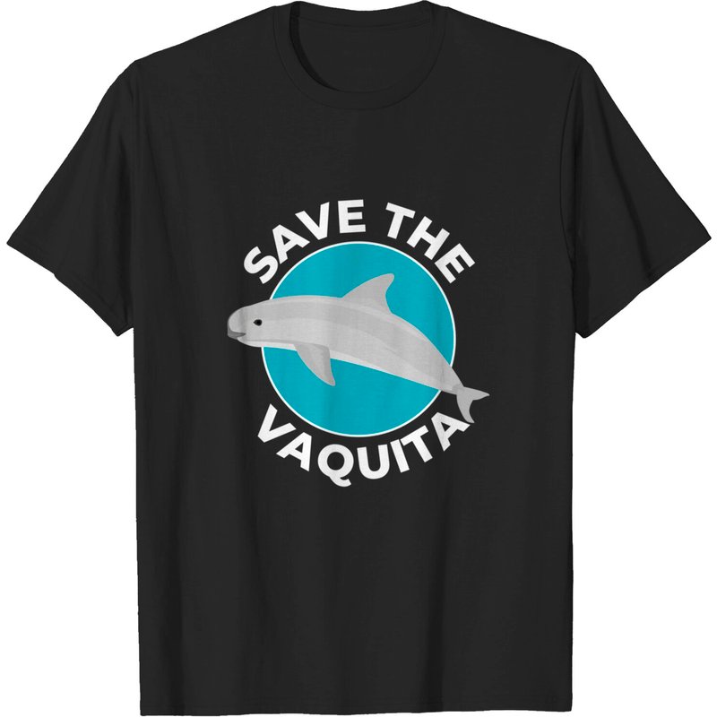 T-shirt pour hommes Vaquita Porpoise en danger