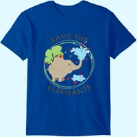 T-shirt Save The Elephants pour hommes — T-shirts pour hommes
