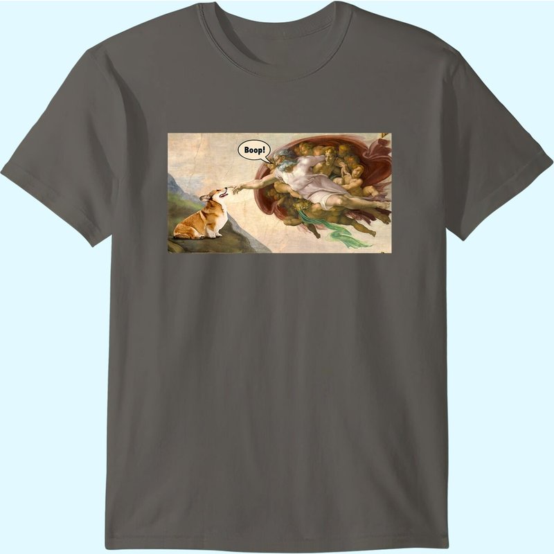 T-shirt drôle Boop The Snoot Welsh Corgi pour hommes — T-shirts pour hommes