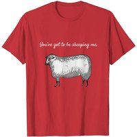 Sheep Pun Tee T-Shirt for Men - Black — Mens T Shirts