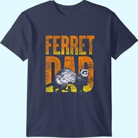 T-Shirt Ferret Dad pour hommes en noir