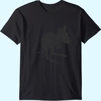 T-shirt Vintage Wallaby à Imprimé Distressé pour Hommes — T-shirts pour hommes
