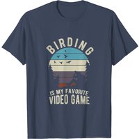 T-shirt Birding Is My Favorite Video Game pour hommes