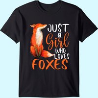 Juste une Fille Qui Aime les Renards T-shirt pour Hommes