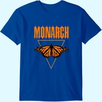 T-shirt Papillon Monarque pour Hommes en Noir