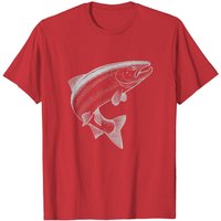 T-shirt de pêche au saumon du Pacifique pour hommes