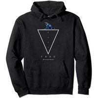 Hoodie Pullover Grenouille Poison Bleue et Noire Dendrobates Auratus