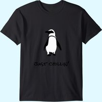 T-shirt Penguin Just Chillin' Newman Works pour hommes