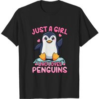 T-Shirt Penguin Just A Girl Who Loves Penguins pour hommes