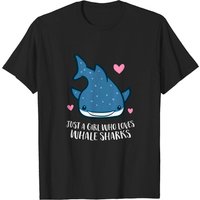 Juste une fille qui aime les requins baleines T-Shirt pour hommes