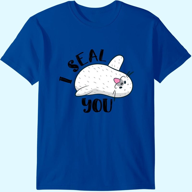 T-shirt pour hommes "I Seal You" de Sweet avec phoque — T-shirts pour hommes