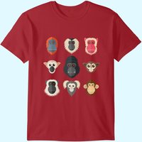 T-Shirt Monkey Chimpanzee Gorilla Squirrel pour hommes — T-shirts pour hommes